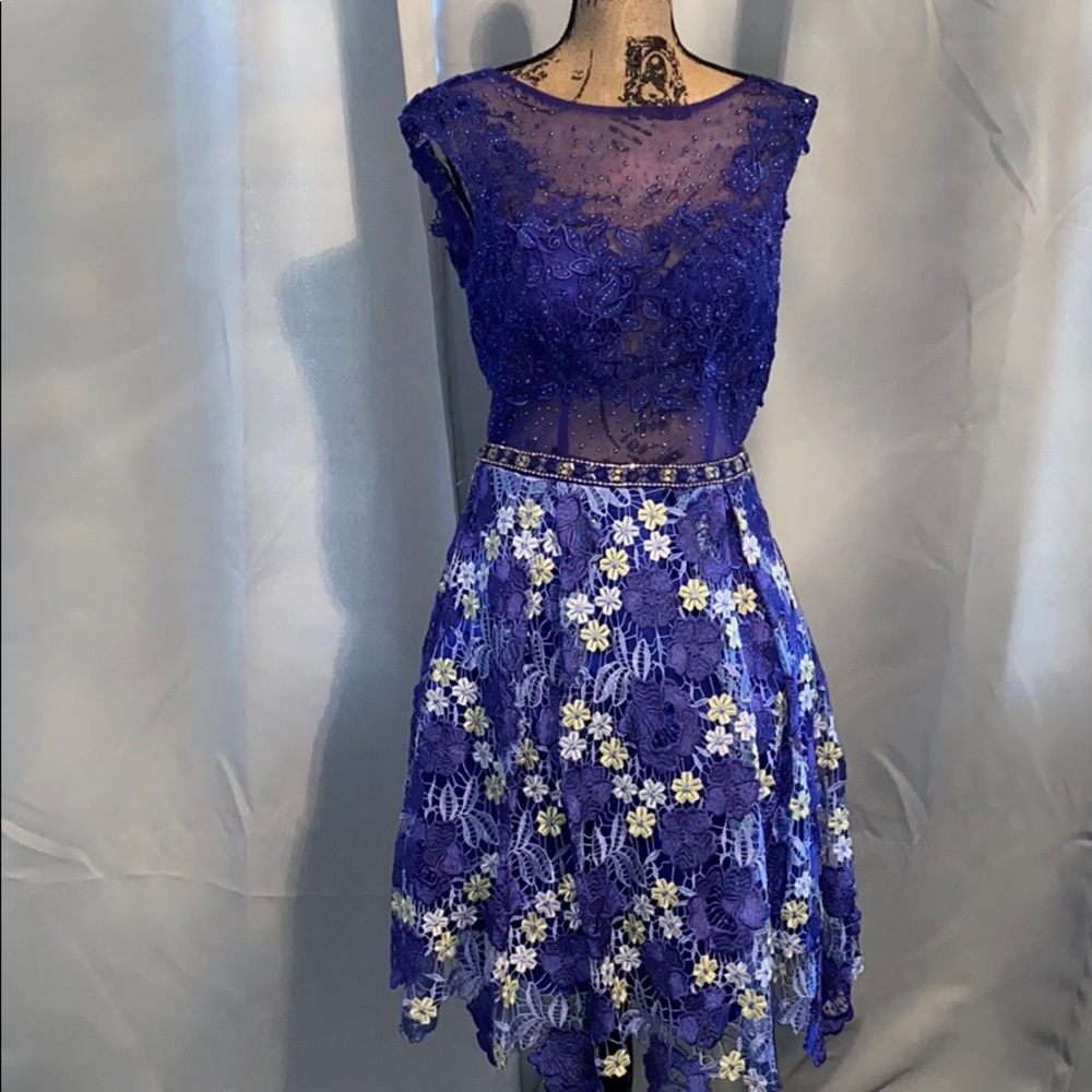 Gorgeous Lace & Sheer  Musani Couture Dress